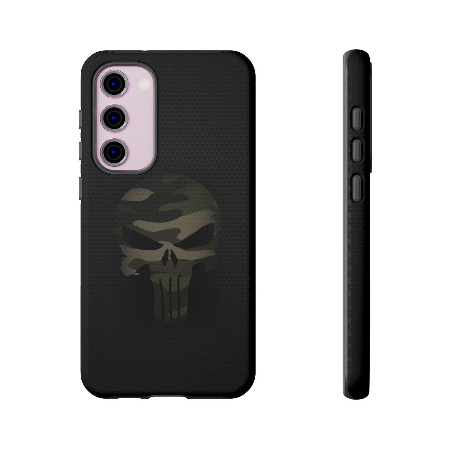 Camo Green Tough Case For iPhone, Samsung Galaxy, Jake Skull Punisher Graphic