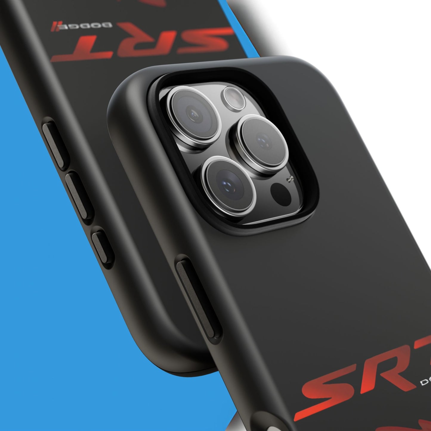 Black SRT Tough Case for iPhones, Galaxy Phones and Google Pixel