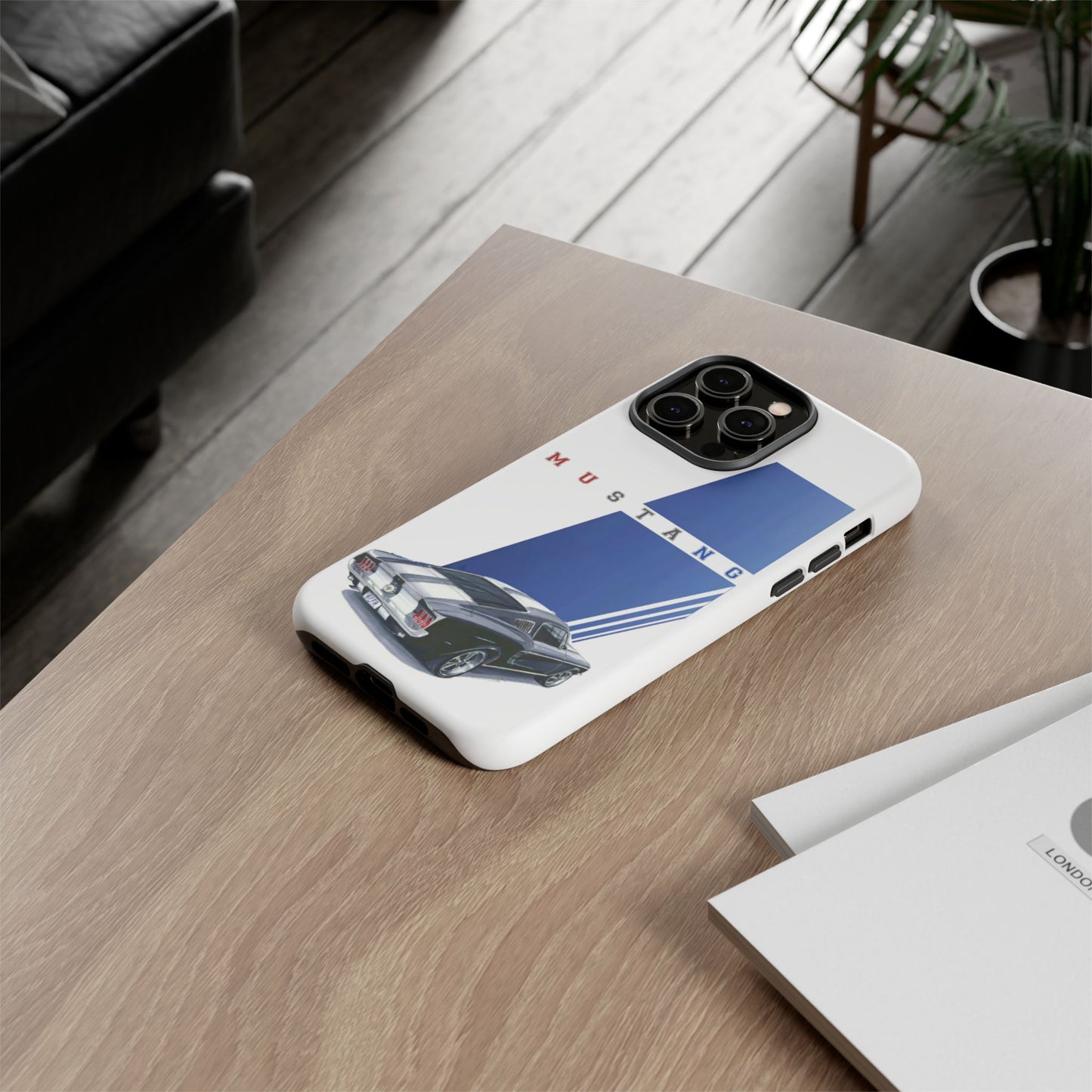Mustang Car Art Tough Cases For iPhones, Samsung Galaxy and Google Pixel