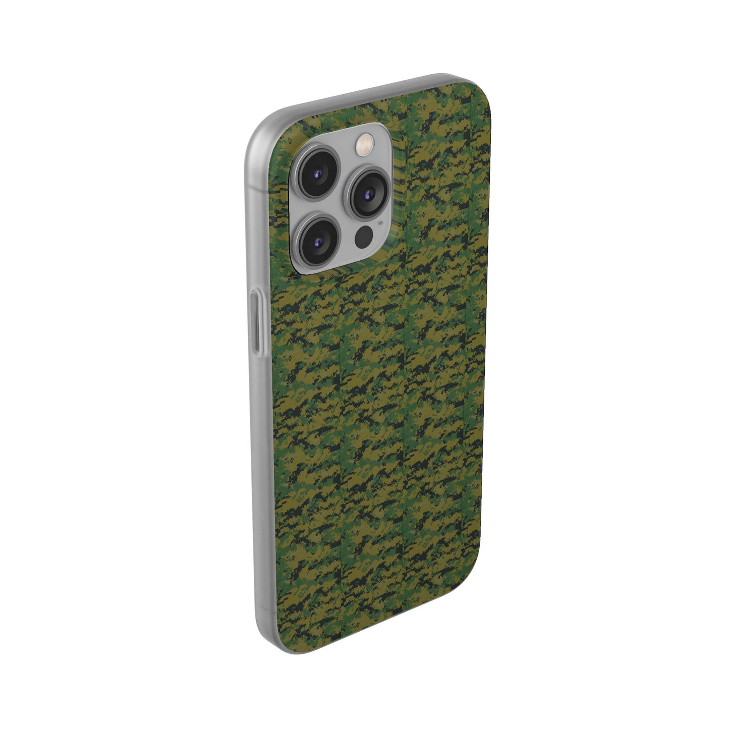 Marapat Pixelated Camo Flexible Phone Cases For iPhone and Samsung Galaxy