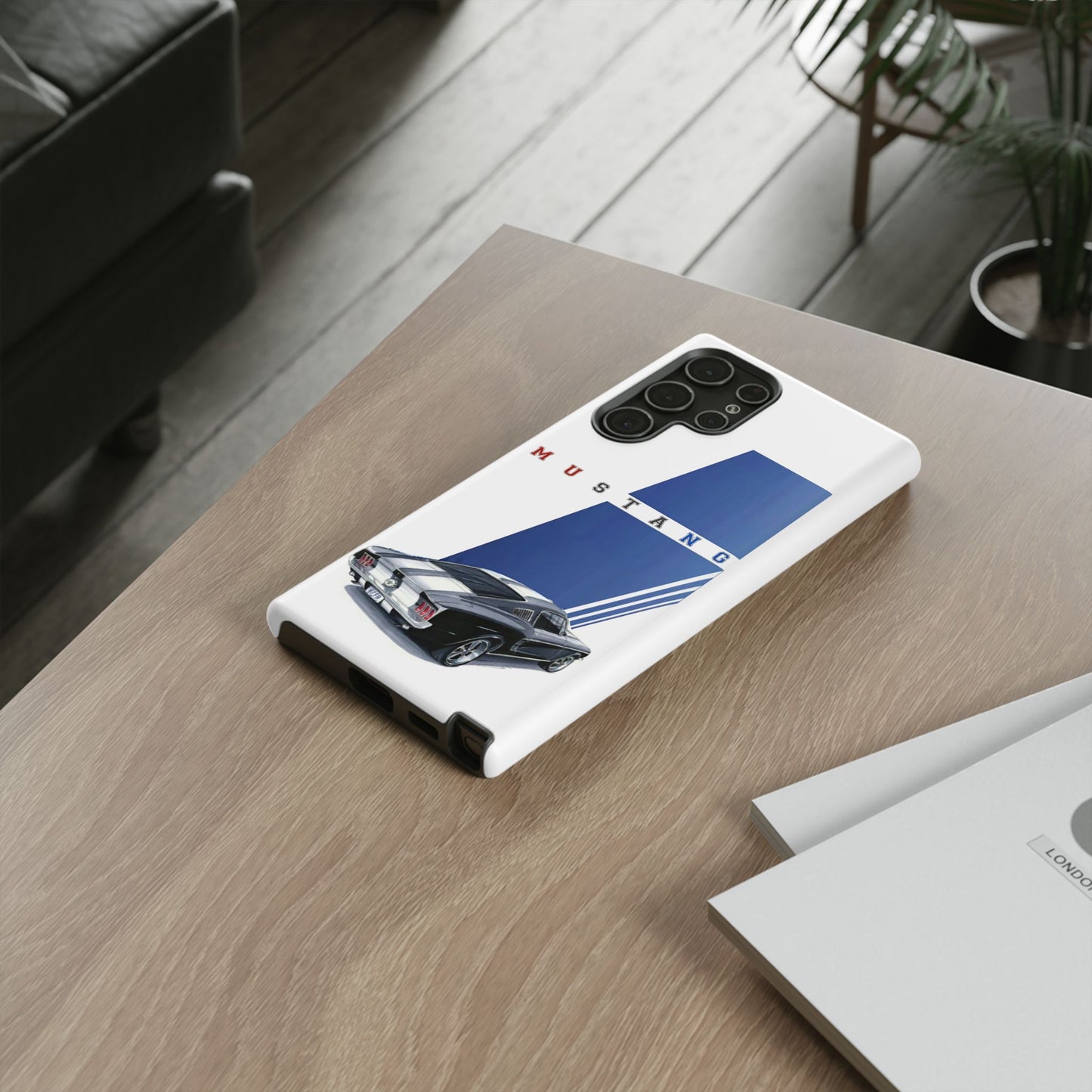 Mustang Car Art Tough Cases For iPhones, Samsung Galaxy and Google Pixel