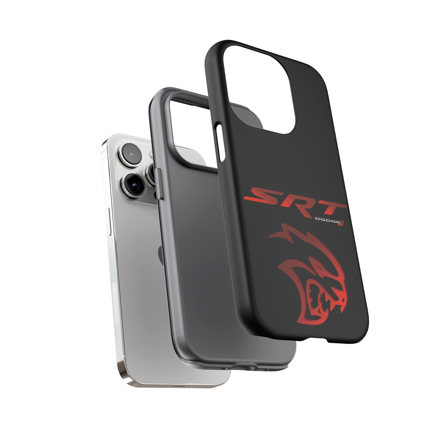 Black SRT Tough Case for iPhones, Galaxy Phones and Google Pixel