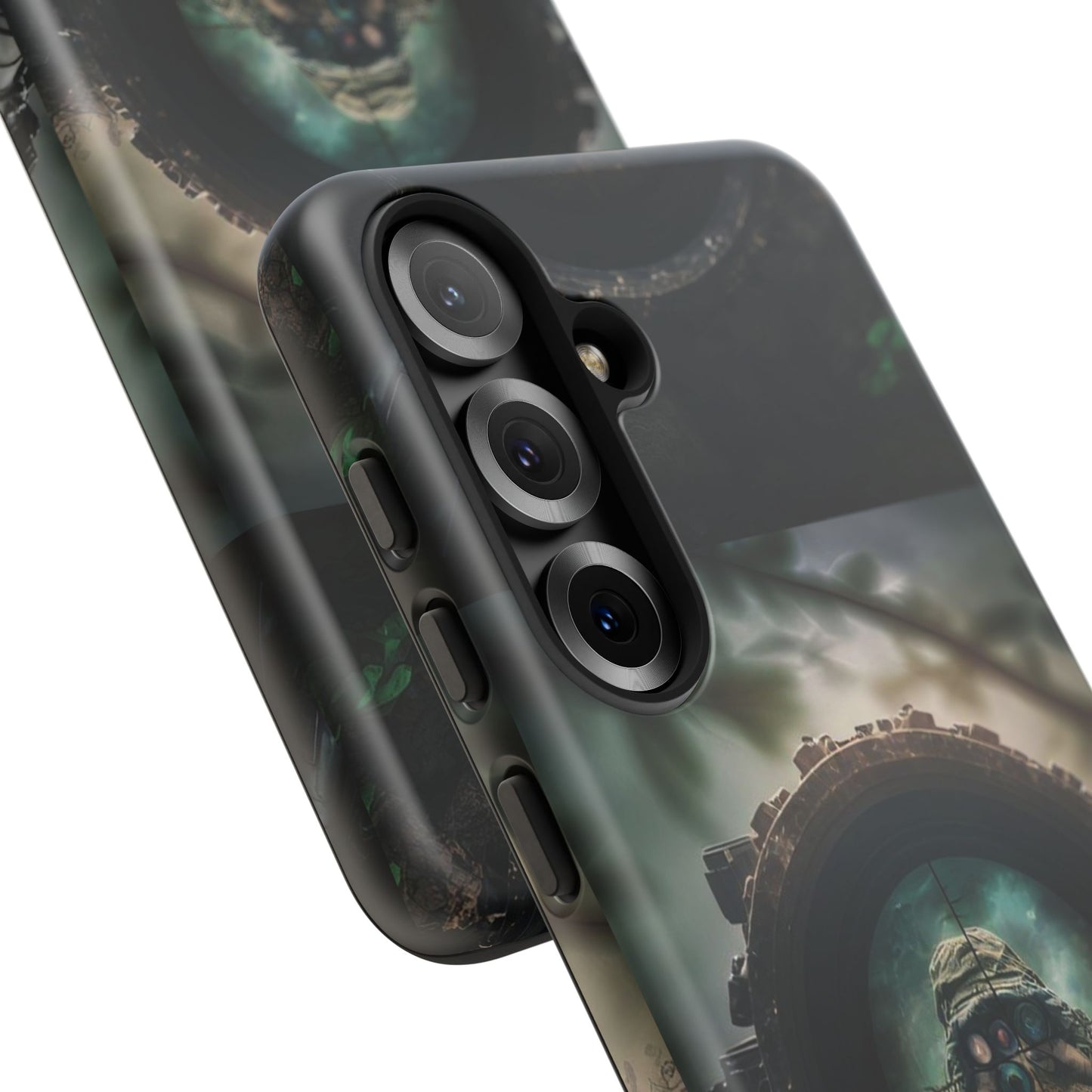 Sniper Scope Soldier Phone Case | Dual Layer Tough Cover  For iPhone