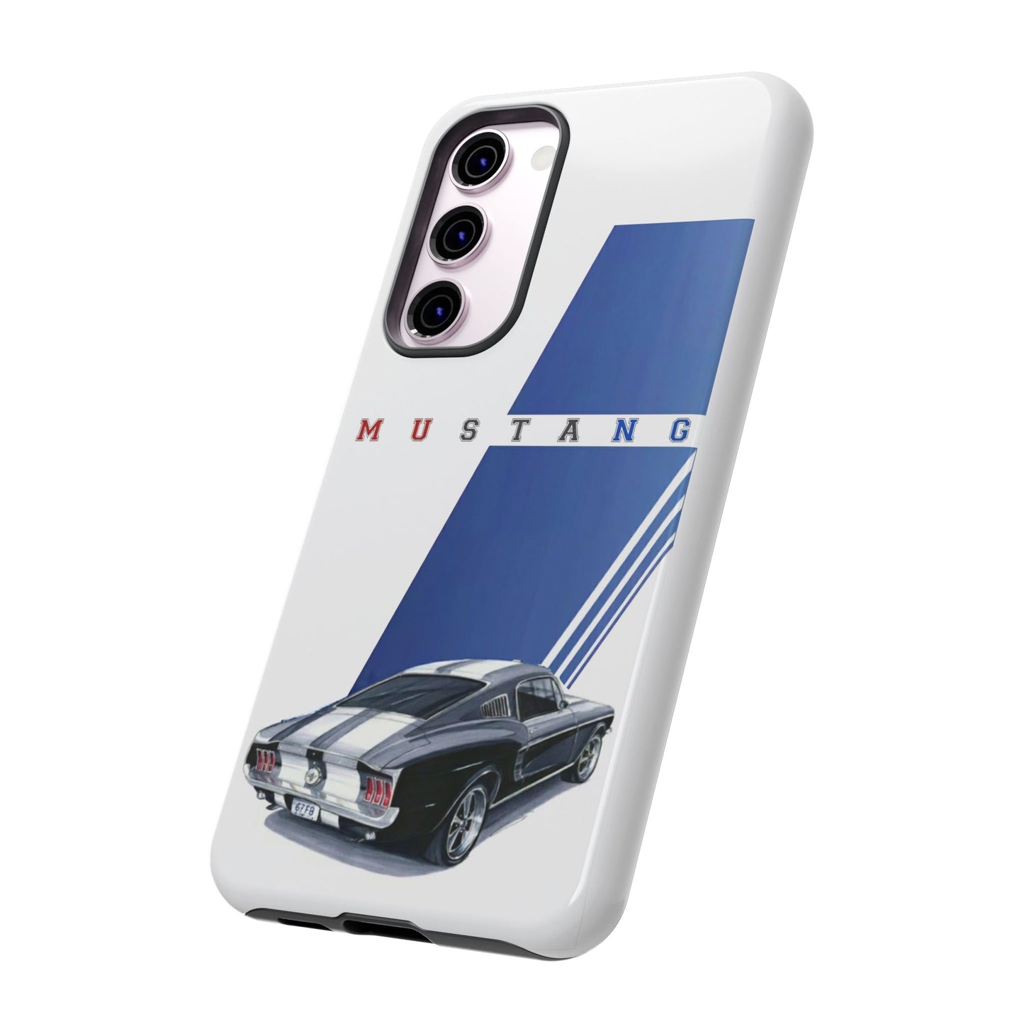 Mustang Car Art Tough Cases For iPhones, Samsung Galaxy and Google Pixel