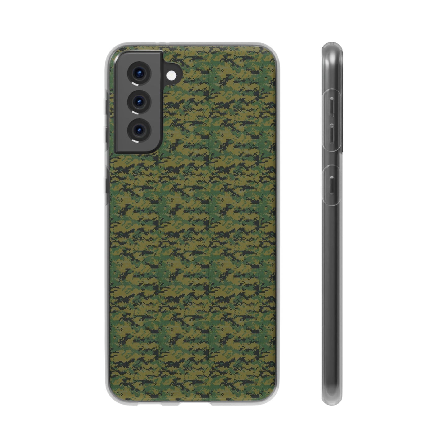 Marapat Pixelated Camo Flexible Phone Cases For iPhone and Samsung Galaxy