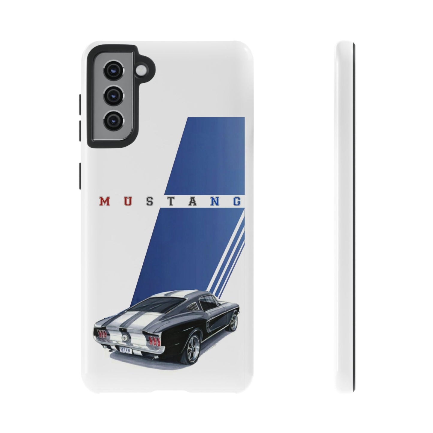 Mustang Car Art Tough Cases For iPhones, Samsung Galaxy and Google Pixel