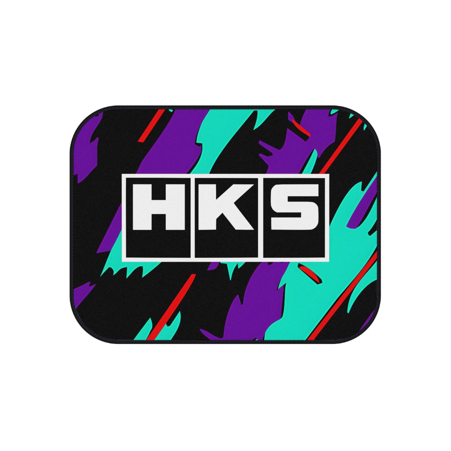 Retro HKS JDM Car Mats Set Of 4, For 90's HKS Fans, Custom Floor Mats