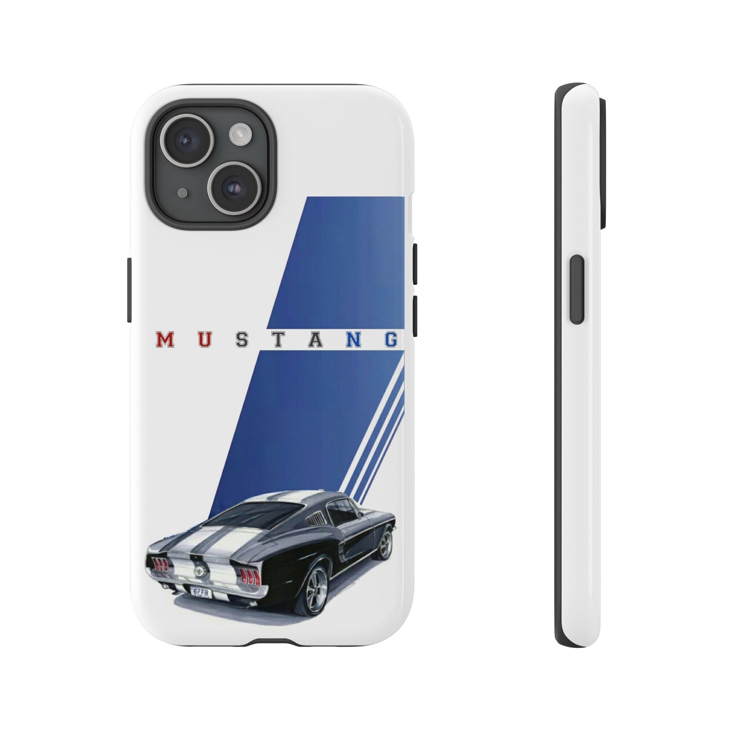 Mustang Car Art Tough Cases For iPhones, Samsung Galaxy and Google Pixel