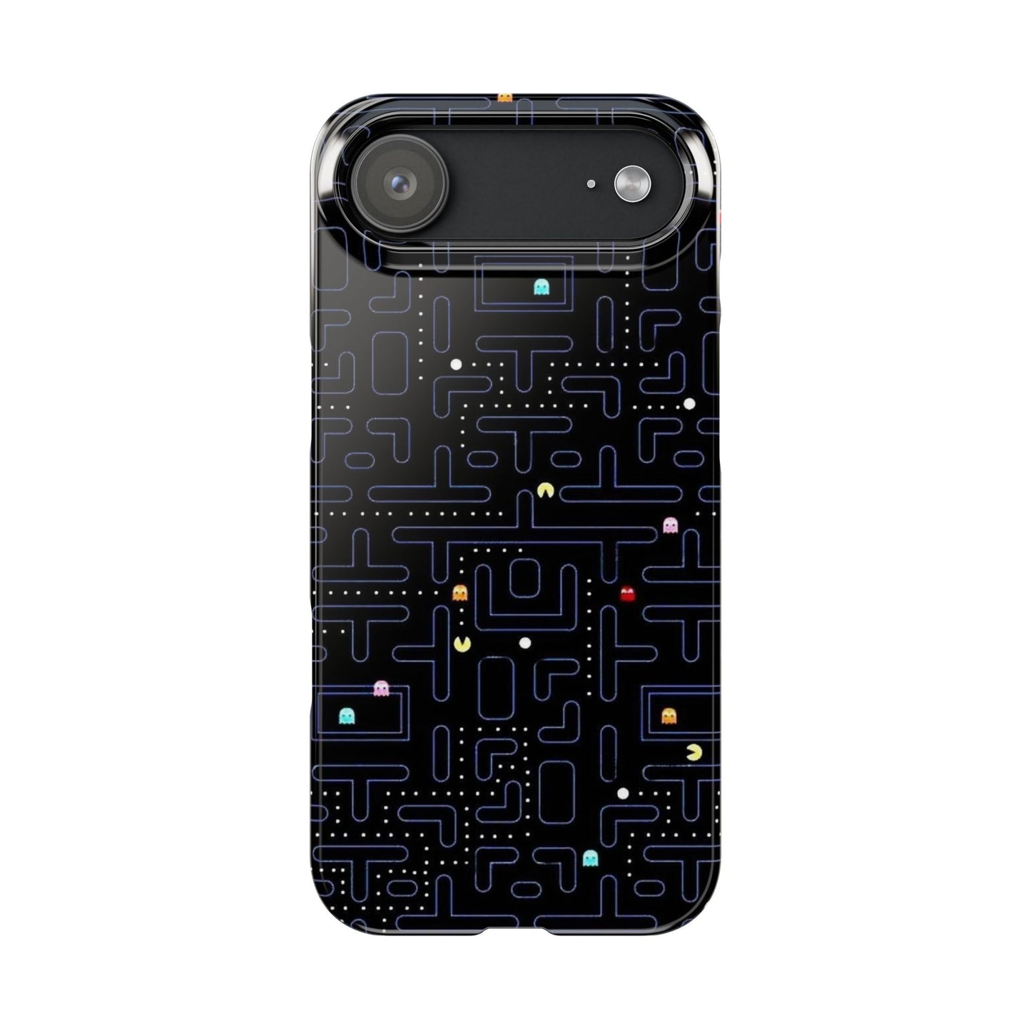 iPhone Slim Case, Pac Man Arcade Game Board Design, Glossy Finish