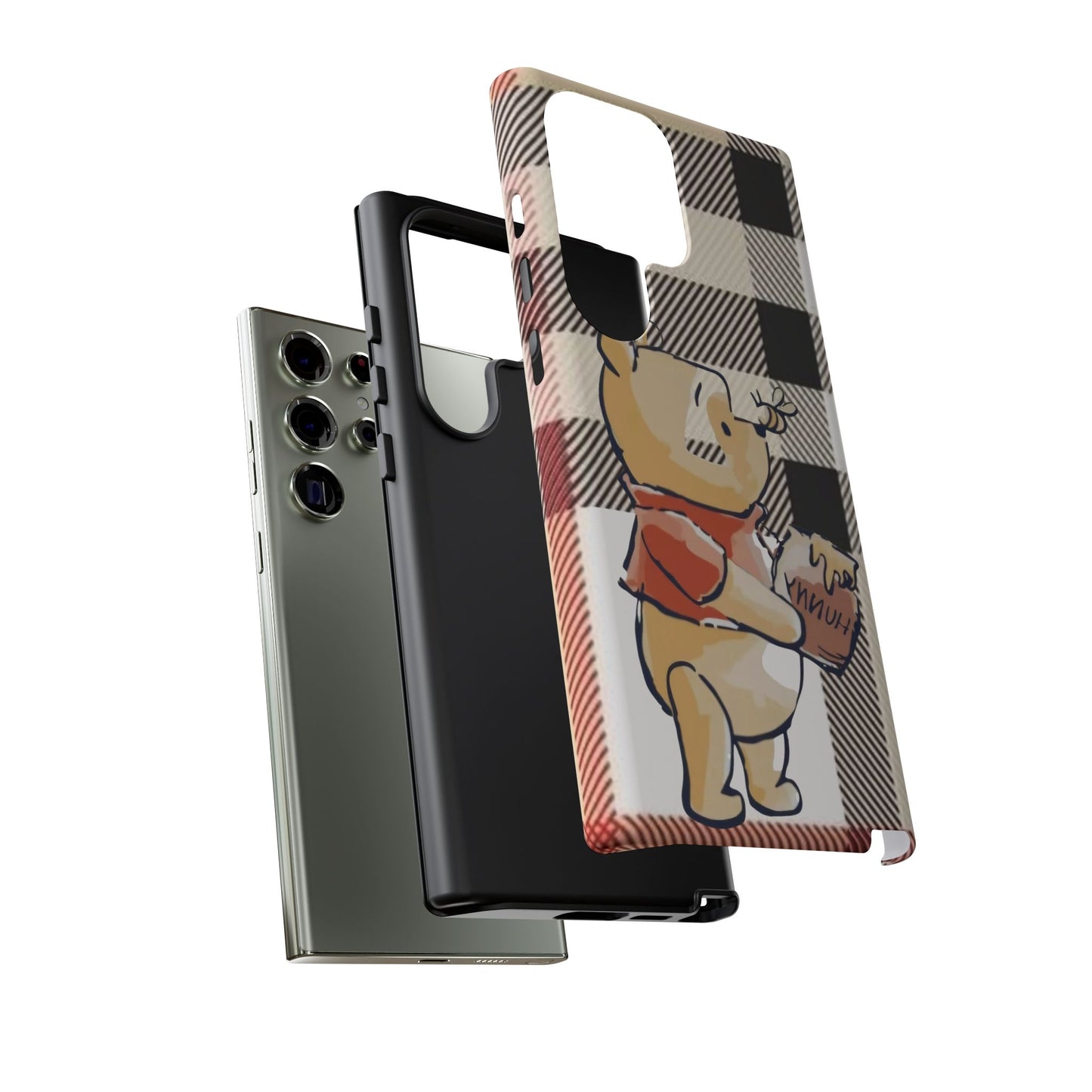 Cute Animal Phone Case, Winnie the Pooh Design, Gift for Kids, Character Case,