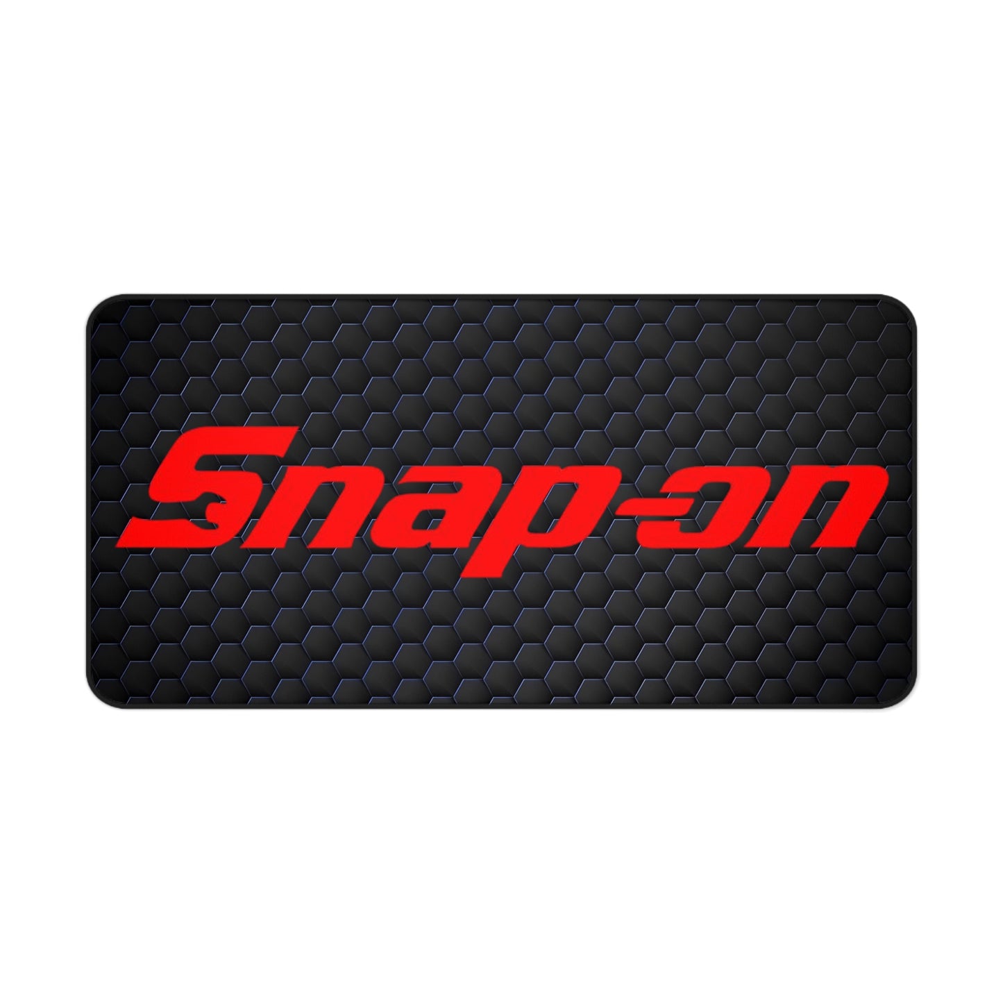 Snap-on Hex Texture Desk Mat — Non-Slip Gaming & Work Surface Tool Guy Design