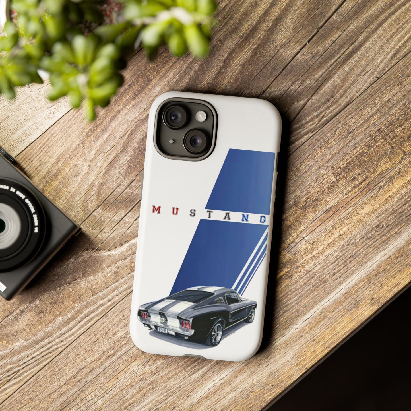 Mustang Car Art Tough Cases For iPhones, Samsung Galaxy and Google Pixel