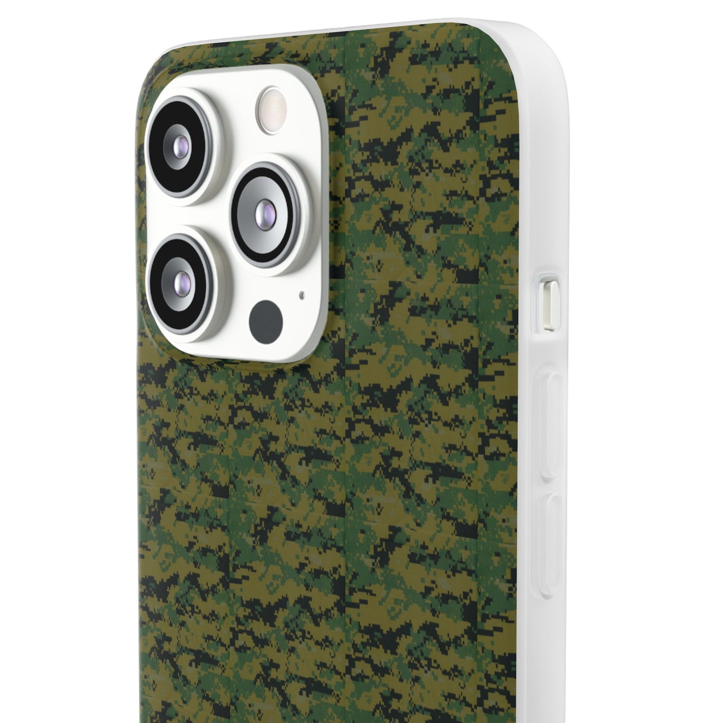 Marapat Pixelated Camo Flexible Phone Cases For iPhone and Samsung Galaxy