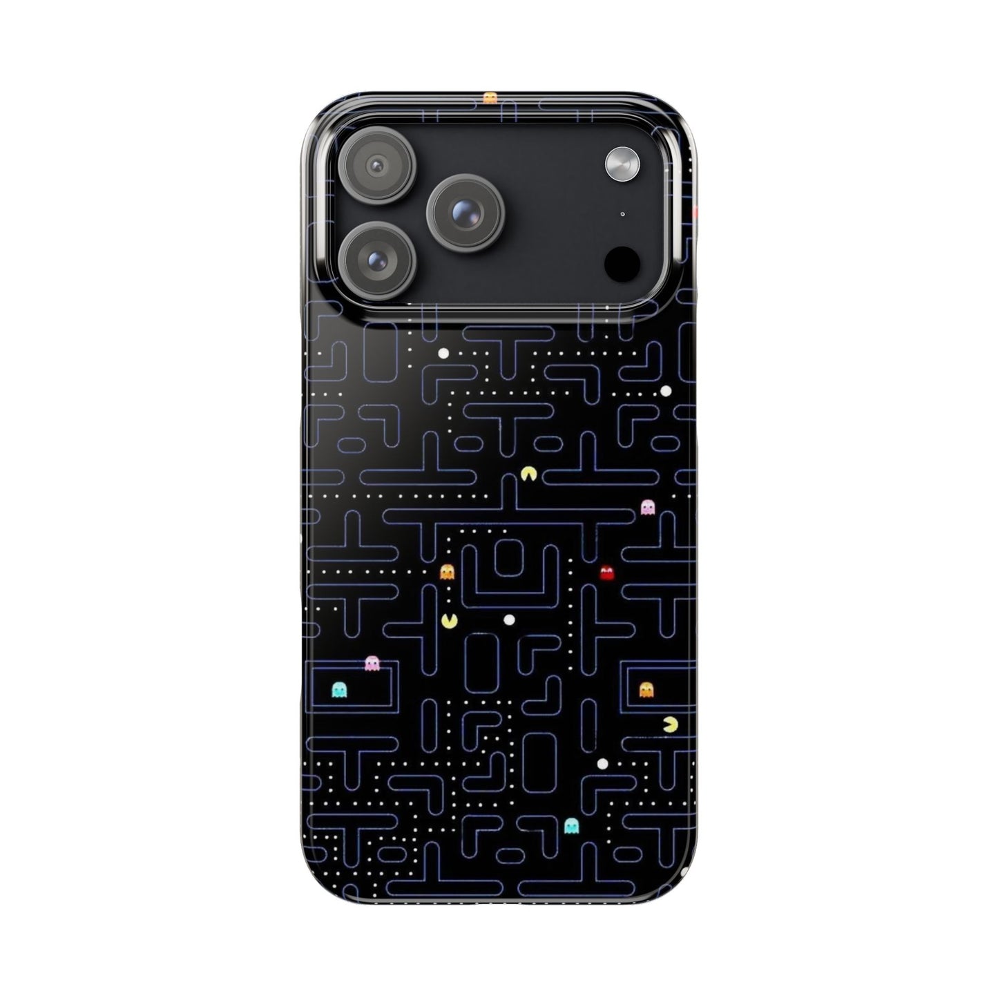 iPhone Slim Case, Pac Man Arcade Game Board Design, Glossy Finish