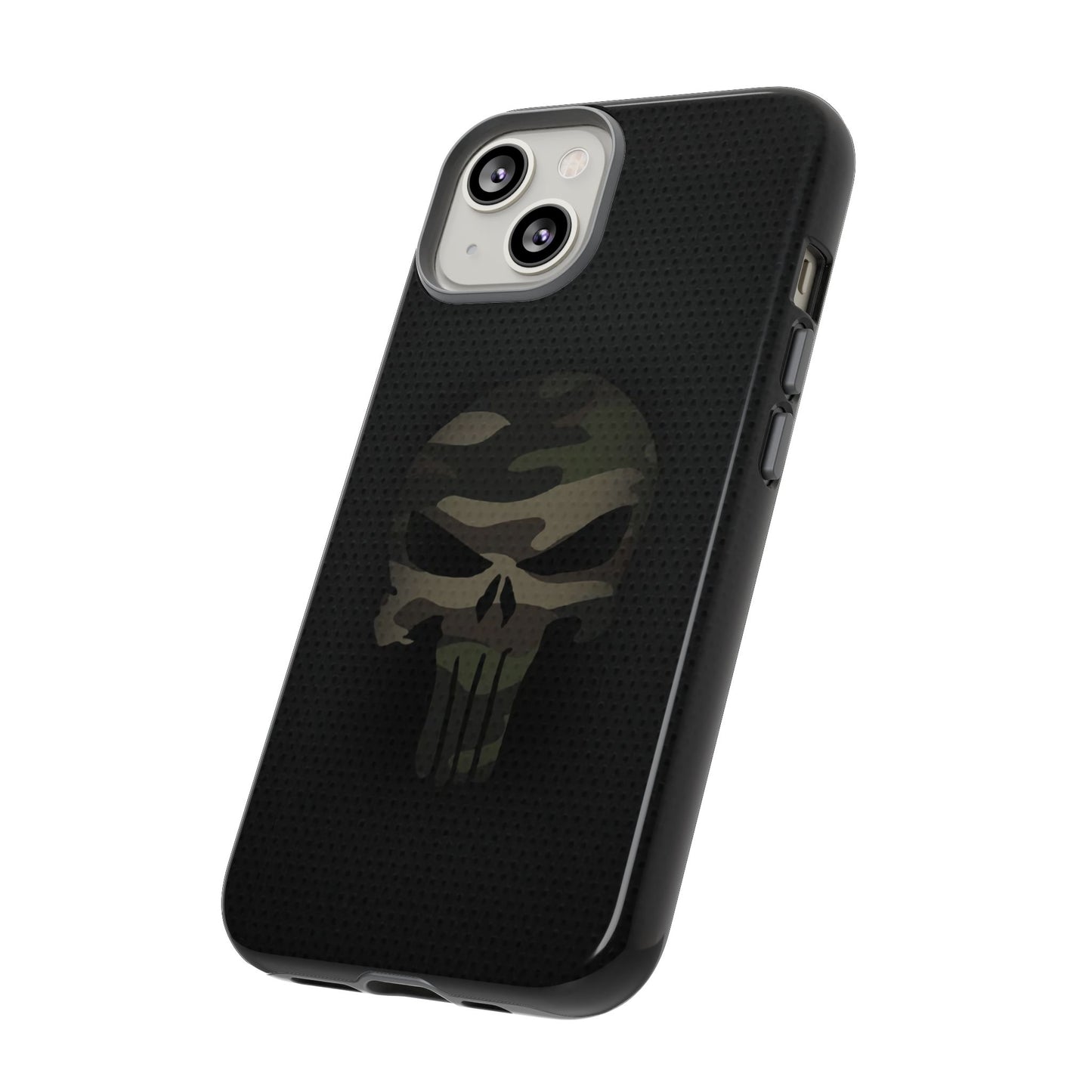 Camo Green Tough Case For iPhone, Samsung Galaxy, Jake Skull Punisher Graphic